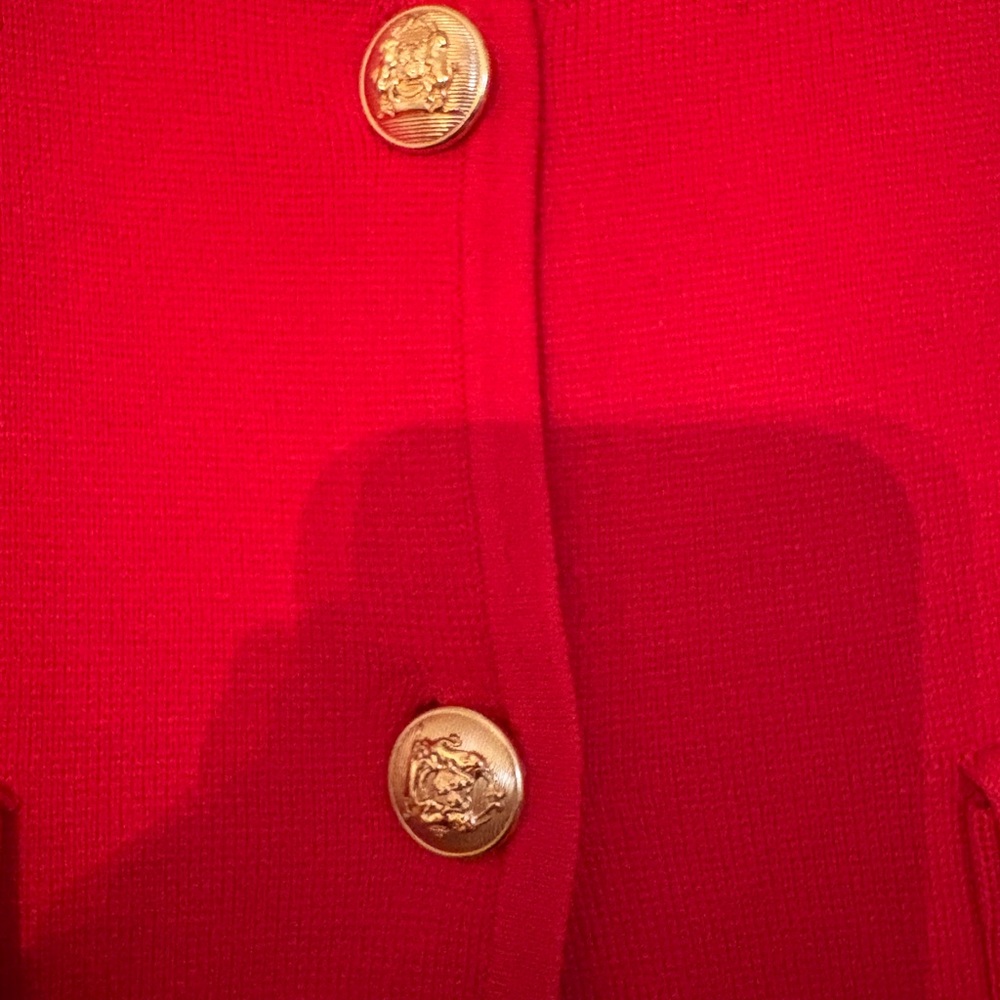 Elegant Red Women's Jacket - Picture 7 of 7